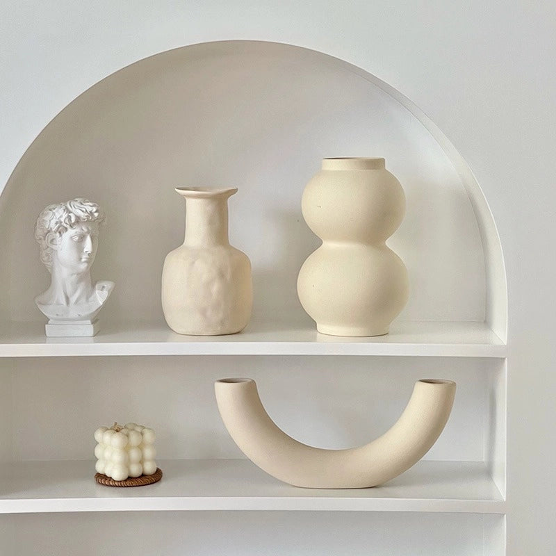 Retro Nordic Ceramic Art Vase