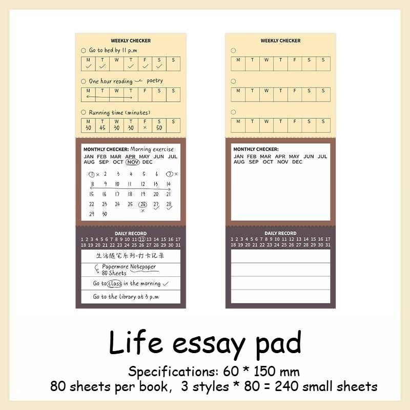Writable Notepad Life Essay - Modomu