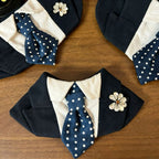 Floral Pet Bow Tie Accessory