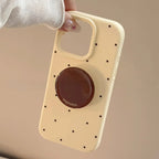 Espresso Dot Grip Phone Case