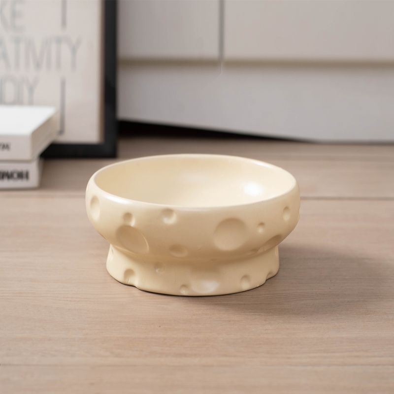 Ceramic Pet Elevated Feeding Bowl