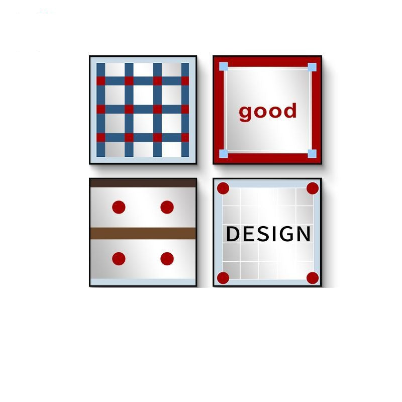 Geometric Bauhaus Mirror Art - Modomu