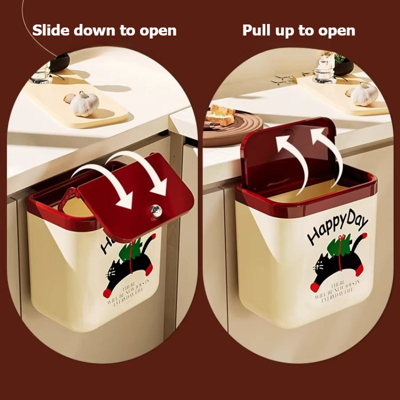 Wall Mounted Kitchen Trash Can