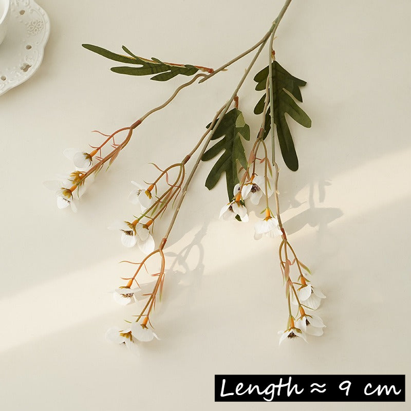 Retro Plum Blossom Faux Stems