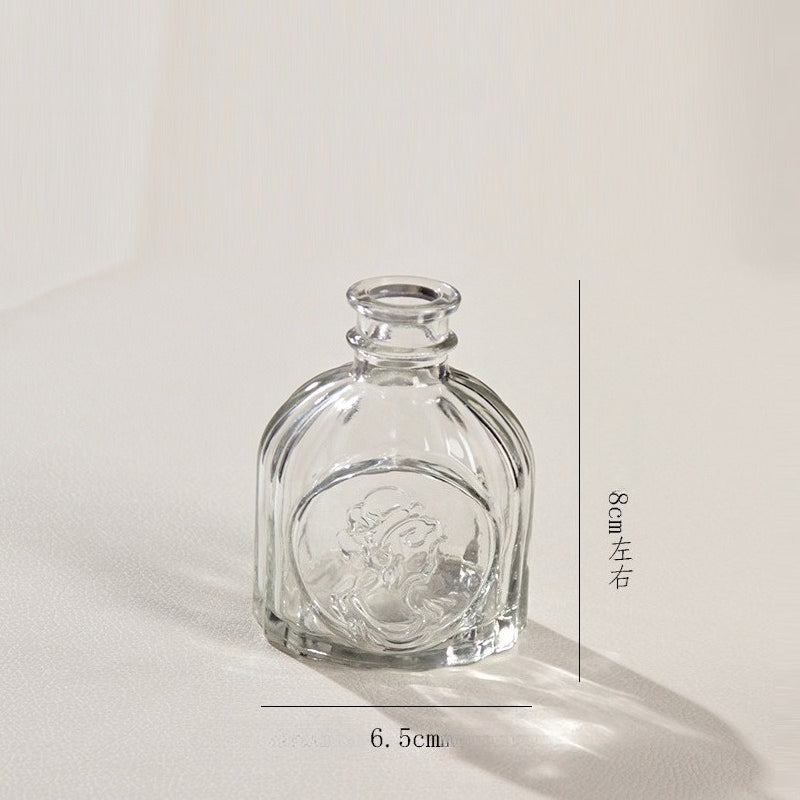 Eternal Rose Glass Vase Decor