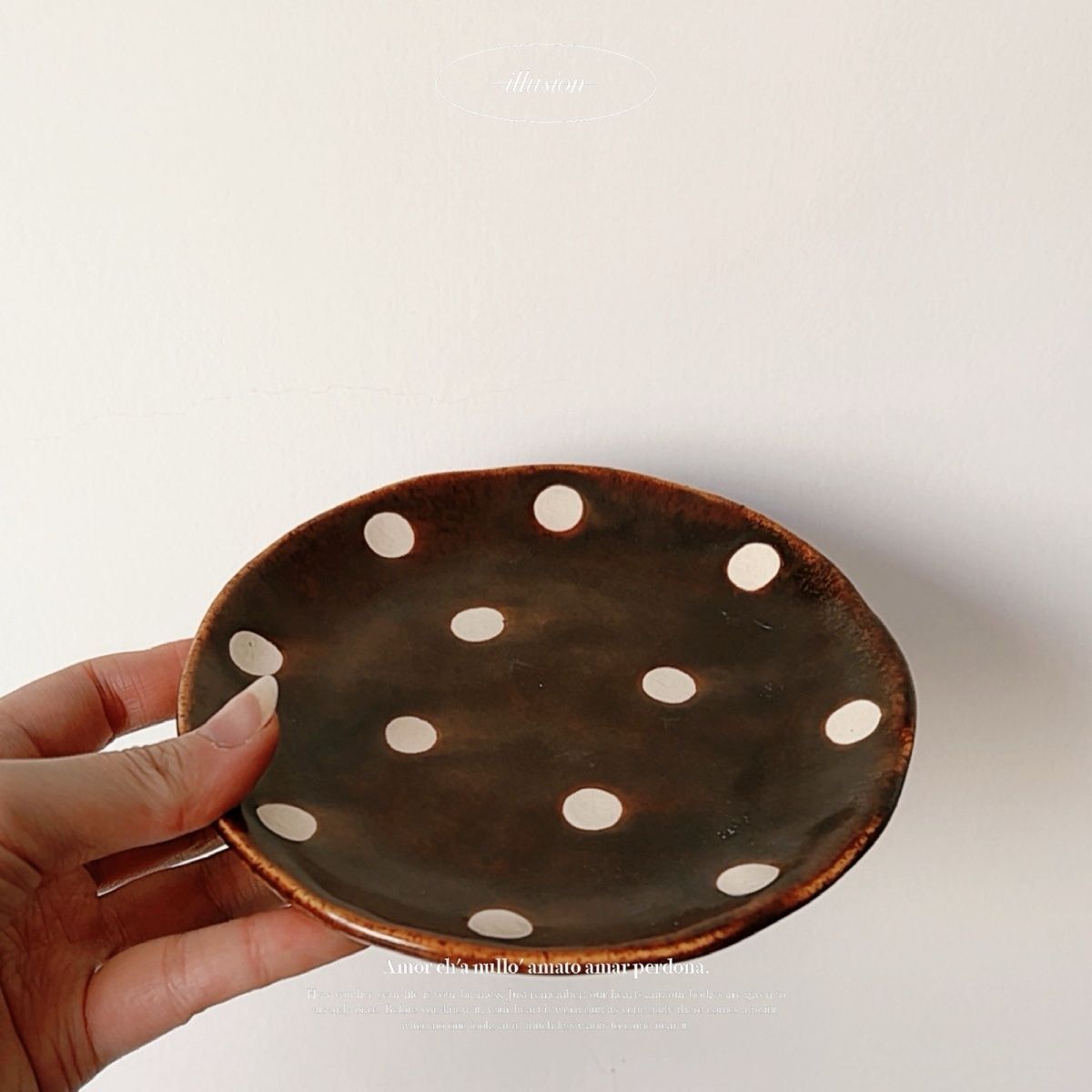 Kiln Flow Polka Dot Tableware