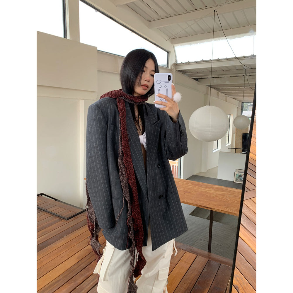 Y2K Tassel Thin Fashion Scarf - Modomu