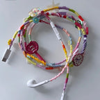Rainbow Braided Earphone Cord Kit