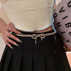 Bow Buckle Stretch Waist Belt