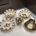 Hand Painted Bear Plate