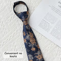 Floral Knot-Free Tie - Modomu