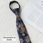 Floral Knot-Free Tie - Modomu