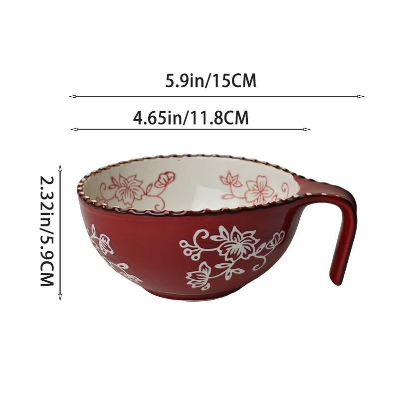 Oval Handled Salad Bowl