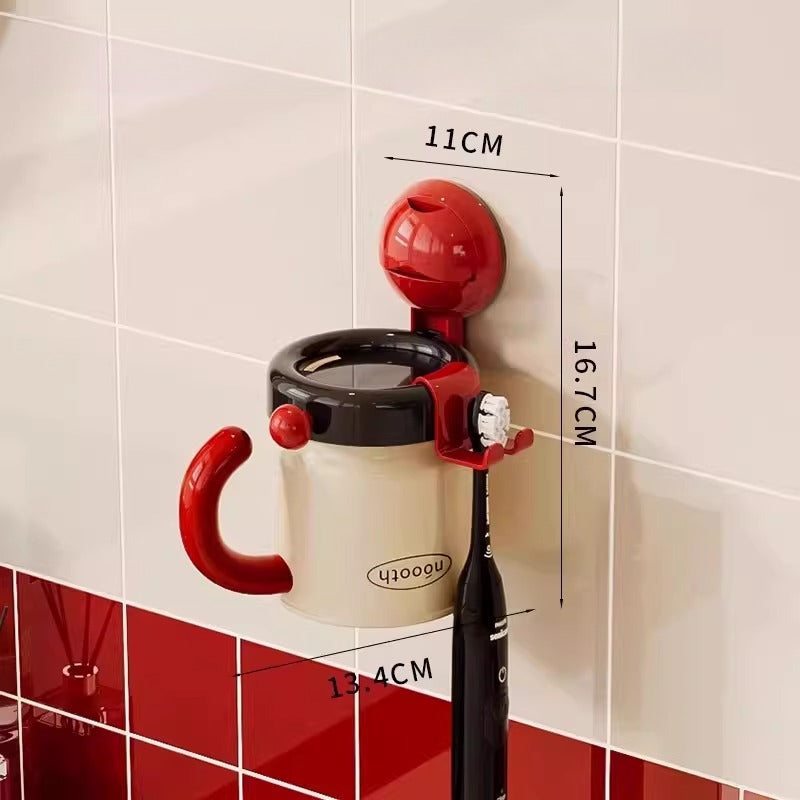 Magnetic Toothbrush Rack Cup Set