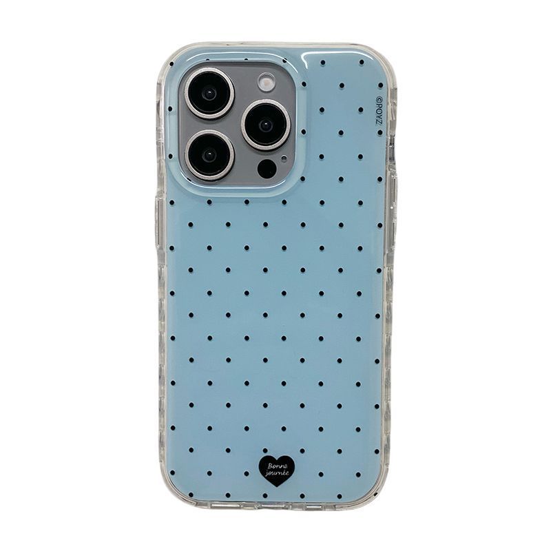 Polka Dot Heart Phone Case - Modomu