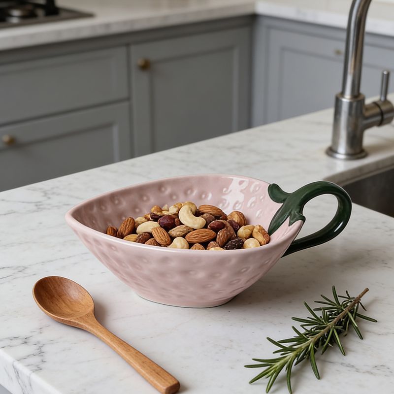 Strawberry Shaped Snack Bowl