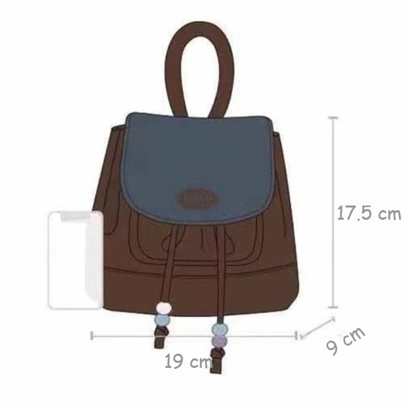 Glossy Flap Backpack