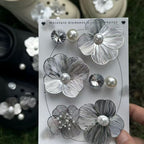 Ribbed Petal Flower Charms