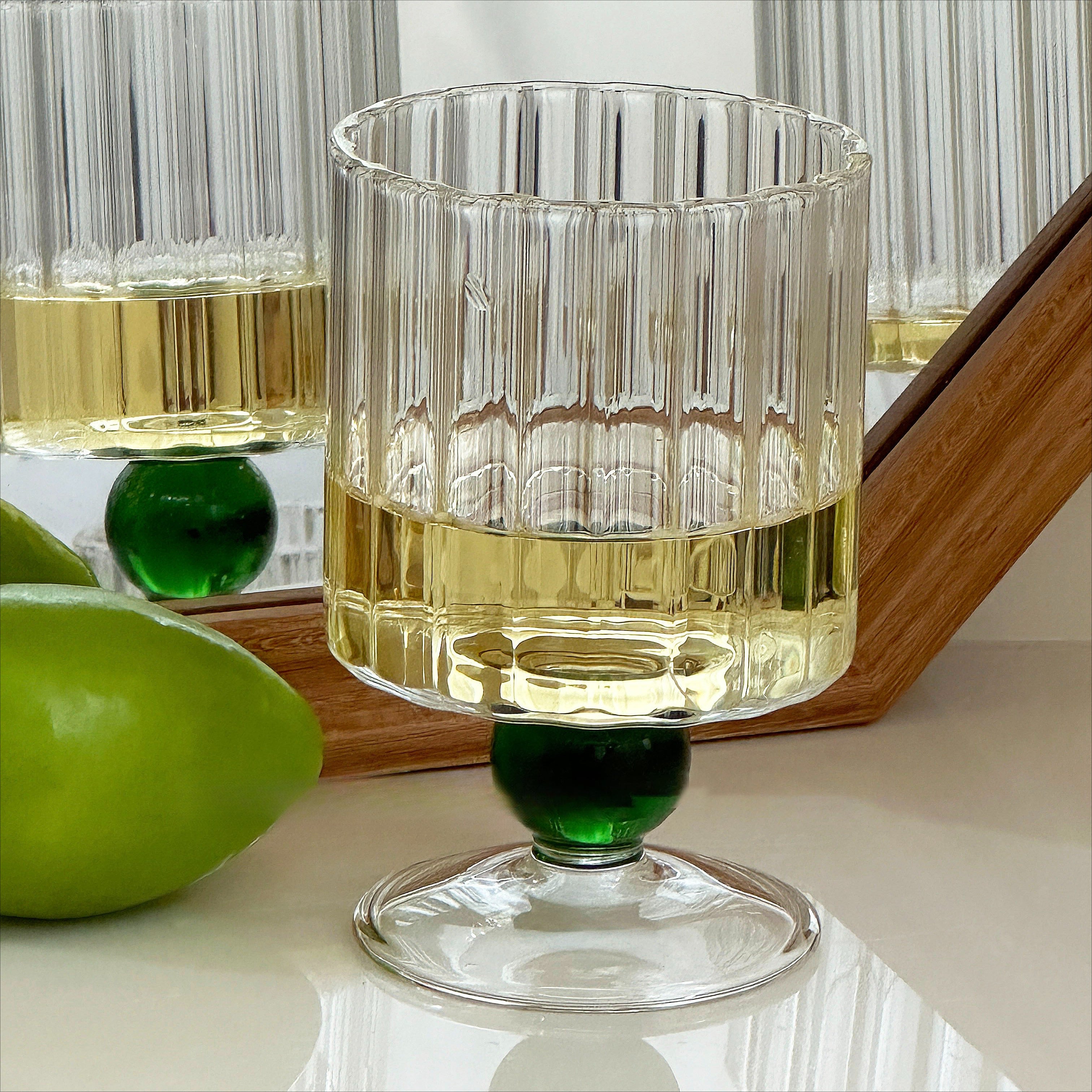 Textured Heat Resistant Glass Goblet - Modomu