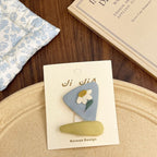 Floral Fabric Hair Clip - Modomu