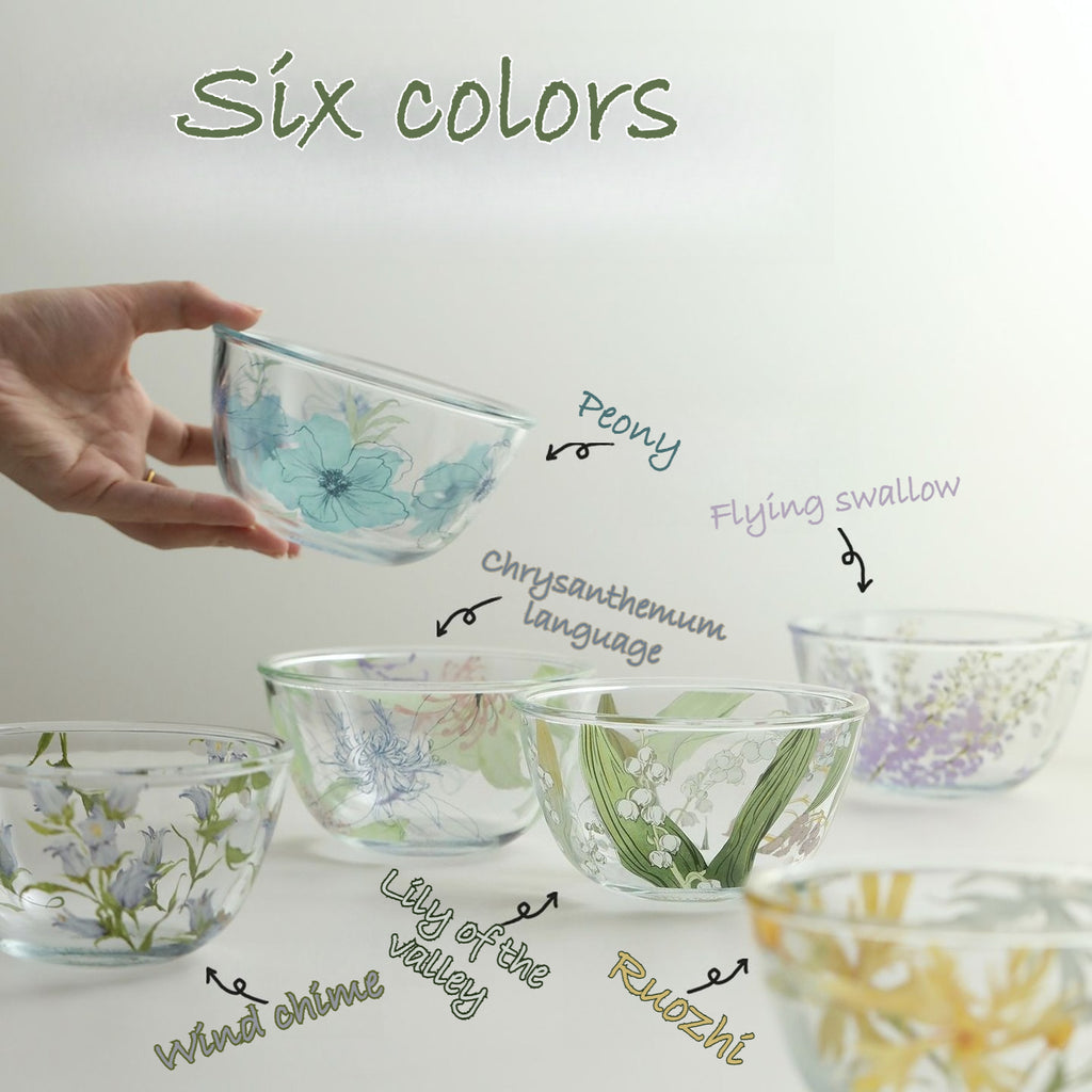 Botanical Print Salad Bowl