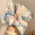 Plaid Hair Scrunchie Scarf Set