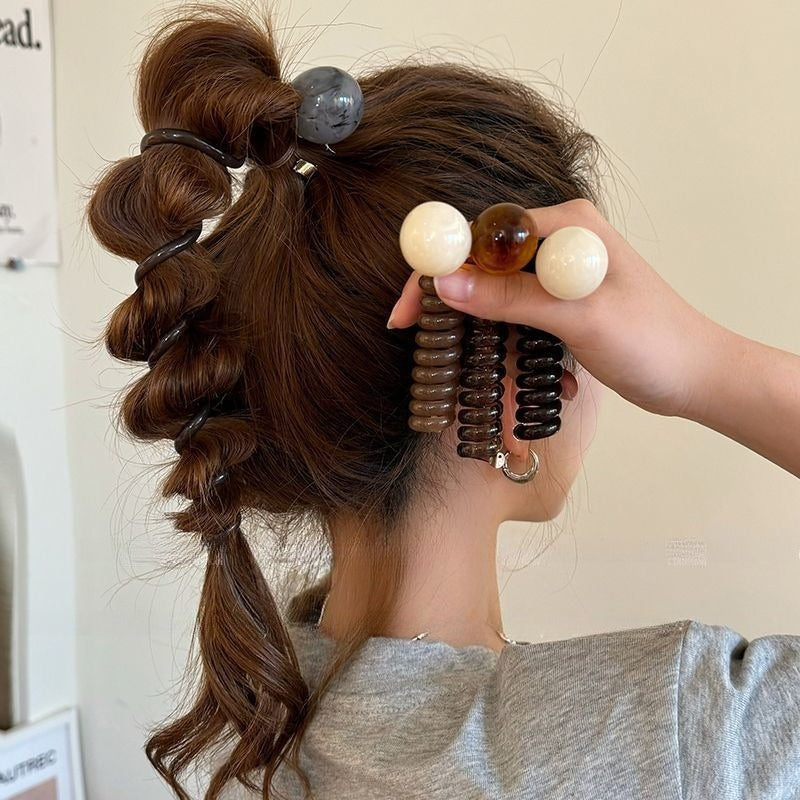 Spiral Coil Hair Ties