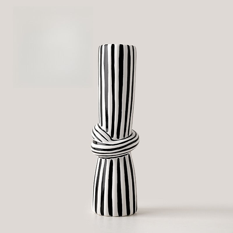 Modern Knot Stripe Art Vase - Modomu
