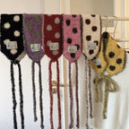 Fleece Earflap Scarf Hat