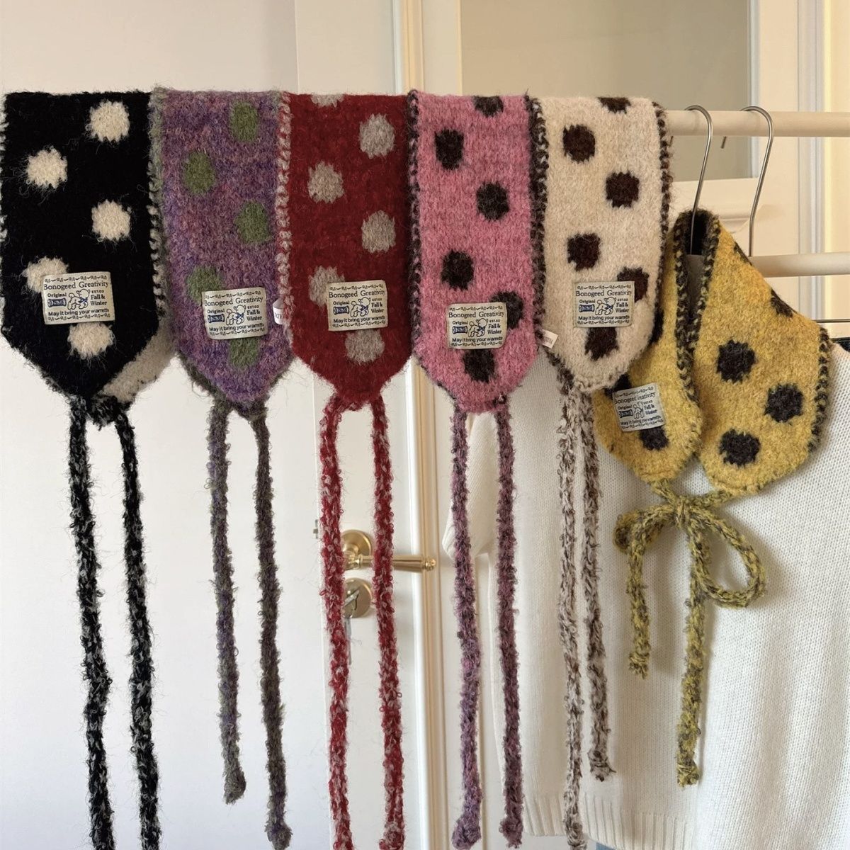 Fleece Earflap Scarf Hat