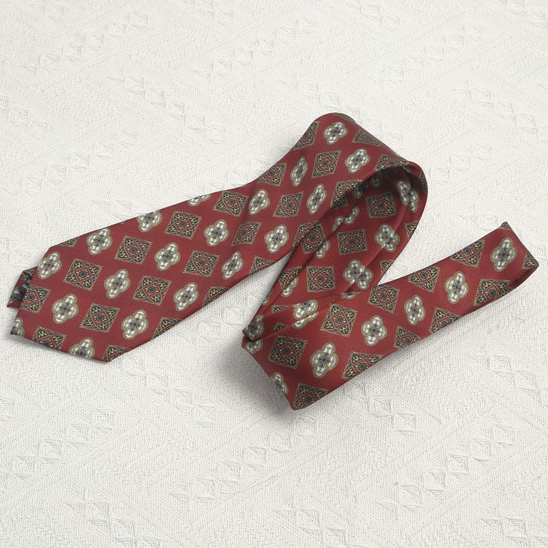 Retro Silk Look Mens Tie - Modomu