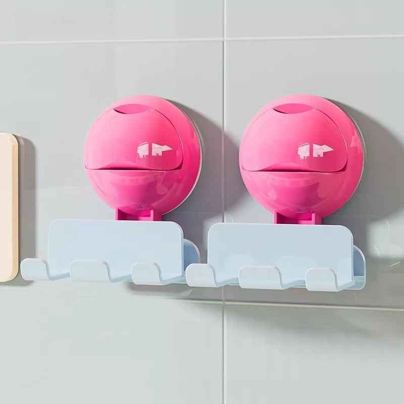 Wall Toothbrush Holder With Hooks - Modomu