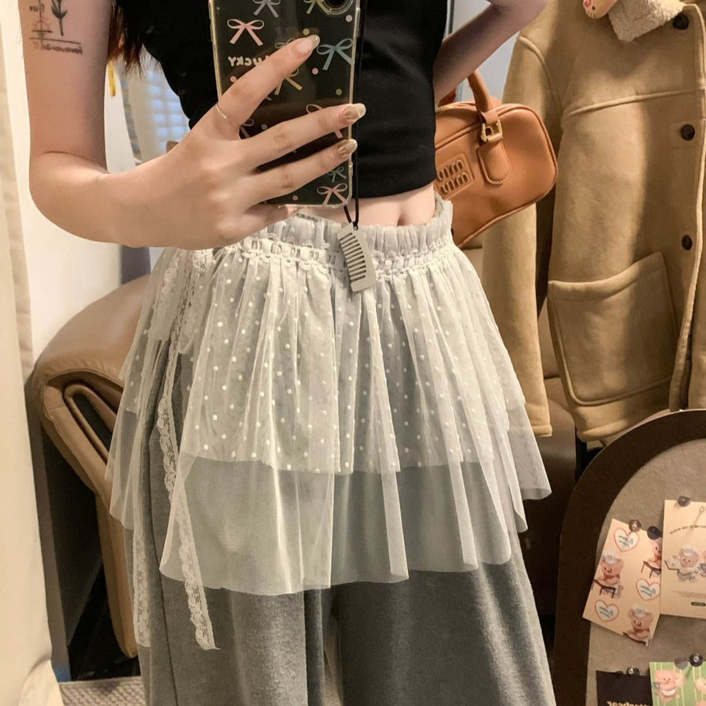 Plus Size Lace Mesh Dress - Modomu