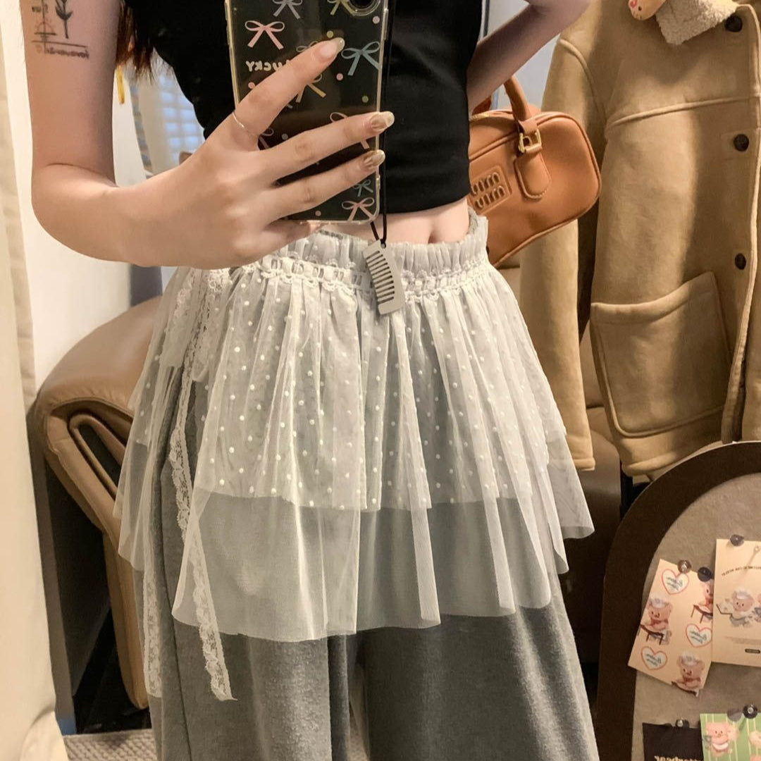 Plus Size Lace Mesh Dress - Modomu