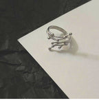 Minimal Flowing Spark Ring