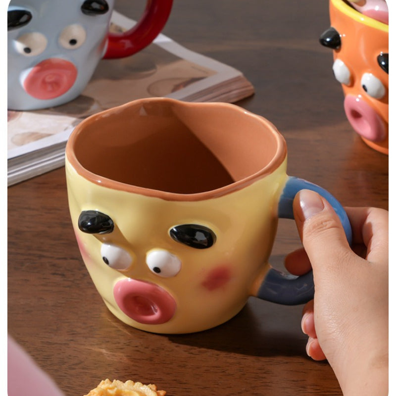 Ceramic Mug With Contrast Design