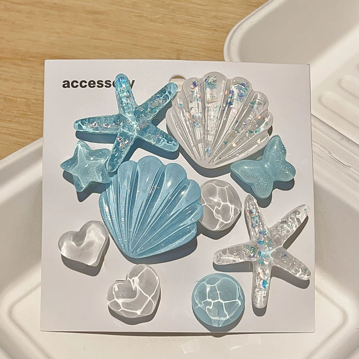 Seashell Starfish Charm Set