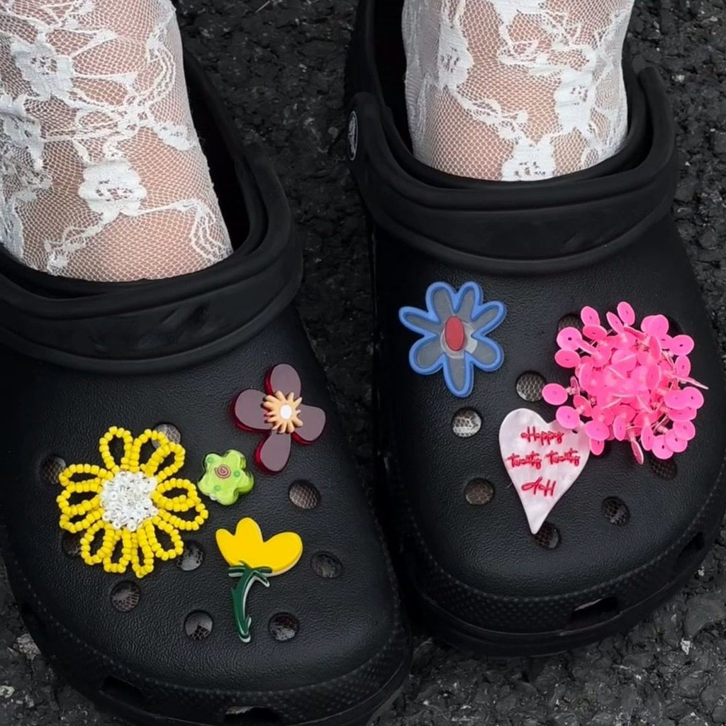 Beaded Bloom Cluster Charms