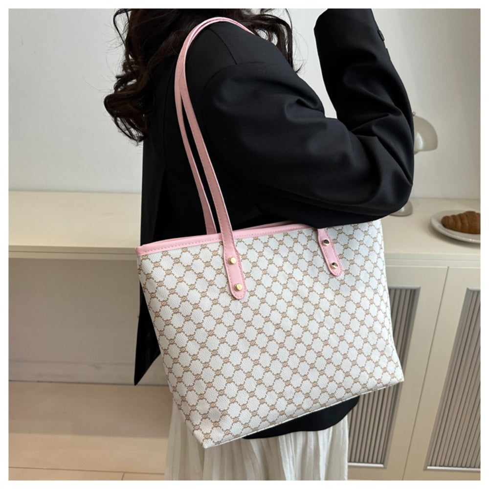 Retro Floral Tote Bag