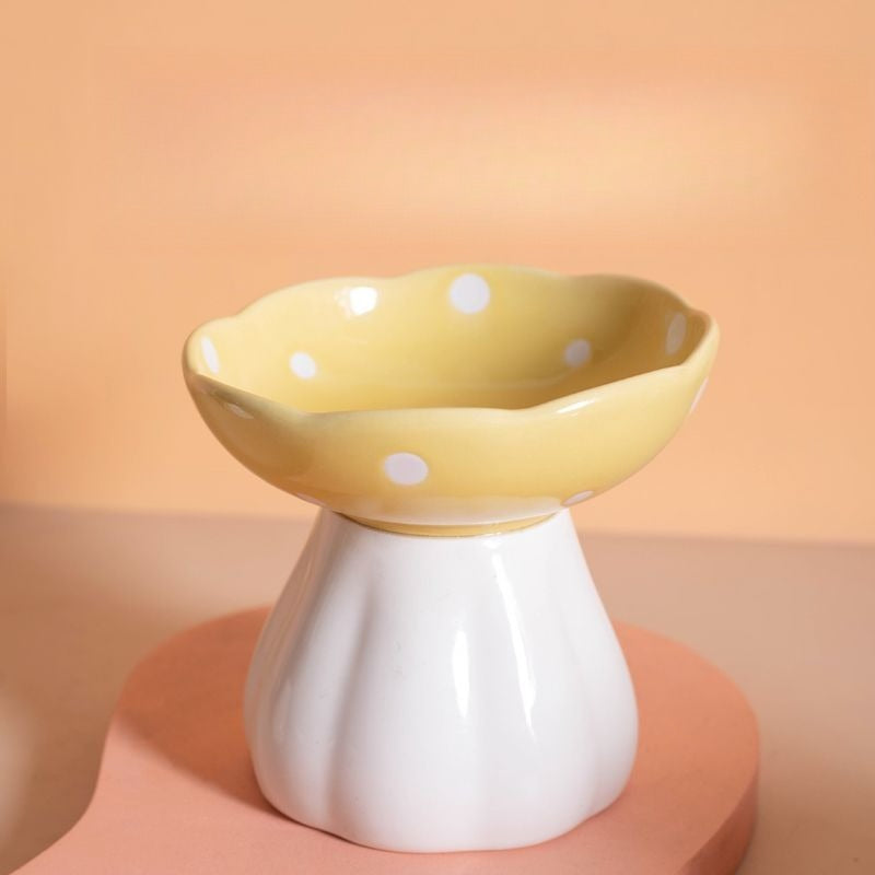 Elevated Ceramic Pet Feeding Bowl