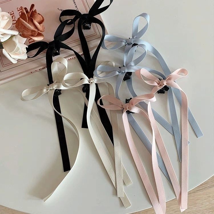 Ribbon Bow Claw Clips