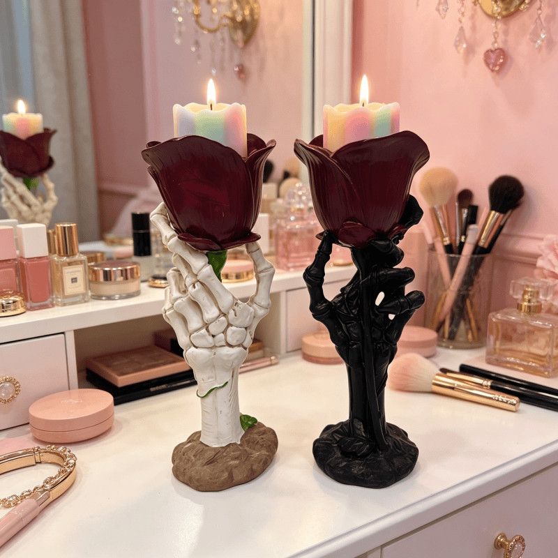 Skeleton Hand Rose Holder