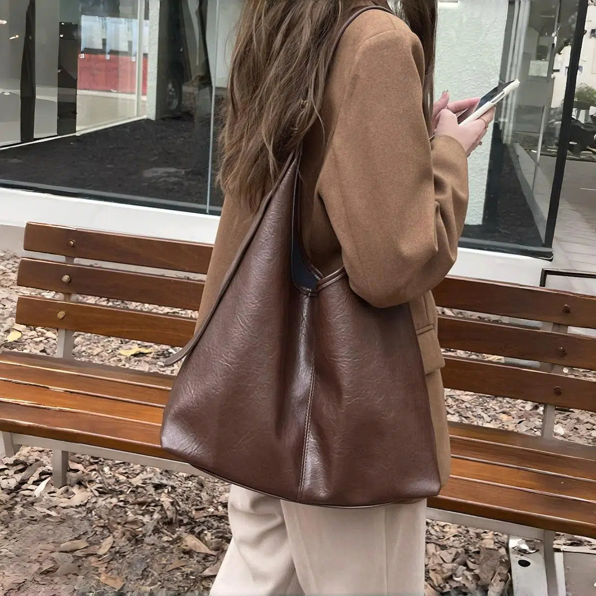 Soft Leather Retro Messenger Bag - Modomu