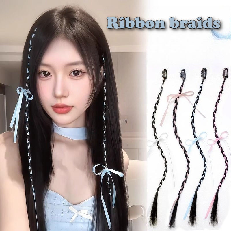 Kids Braided Ponytail Wig