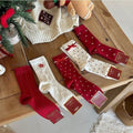 Festive Bow Thermal Socks