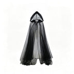 Sheer Hooded Ghost Cape