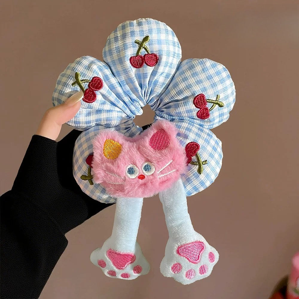 Doll Flower Scrunchie Hair Tie - Modomu