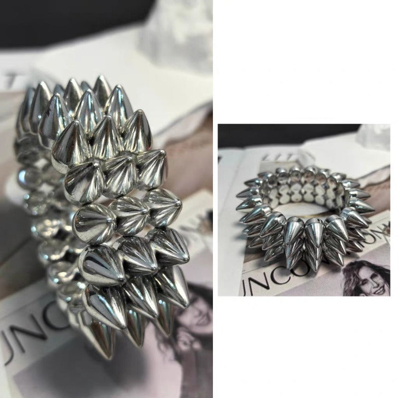 Stud Row Stretch Cuff
