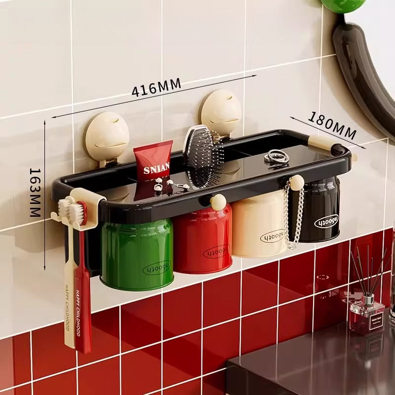 Magnetic Toothbrush Rack Cup Set