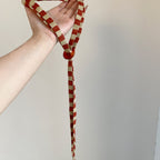 Striped Ring Tie Belt
